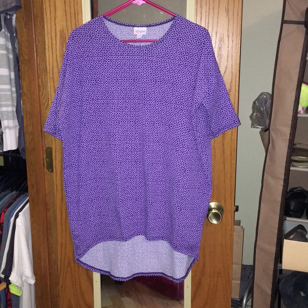 LulaRoe XS Purple Irma - Worn once